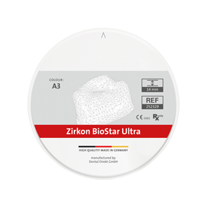 Zirkon BioStar ULTRA m. Schulter Ø 99 mm, colour A3,5